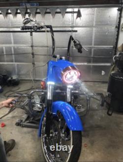 Harley Davidson Roadking Police Road King Stretched raked Nacelle Bagger