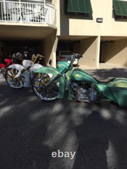 Harley Davidson Roadking Police Road King Stretched raked Nacelle Bagger