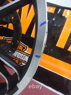 Harley Davidson STREETGLIDE BAGGER OEM 19X3.50 Used INR SPOKE MAG WHEEL WithROTORS