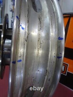 Harley Davidson STREETGLIDE BAGGER OEM 19X3.50 Used INR SPOKE MAG WHEEL WithROTORS