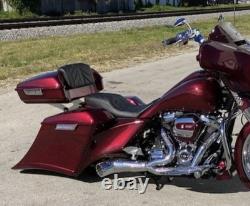 Harley Davidson Saddle Bags And Fender 6 Down 16 Back Bagger Flh 1997-2008 Harley Davidson Saddle Bags And Fender 6 Down 16 Back Bagger Flh 1997-2008