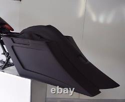 Harley Davidson Stretch Gangsta Saddlebags and rear fender A Touring 09-2013