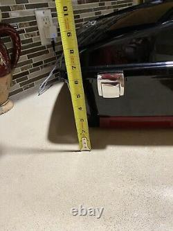 Harley Davidson Style Chopped Tour Pack Trunk Vivid Black Fits All Tour Models