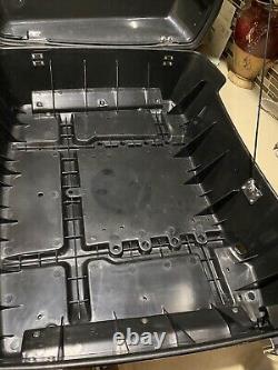 Harley Davidson Style Chopped Tour Pack Trunk Vivid Black Fits All Tour Models