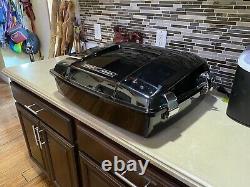 Harley Davidson Style Razor Tour Pack Trunk With Back Rest Pad No Mount