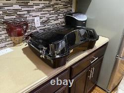 Harley Davidson Style Razor Tour Pack Trunk With Back Rest Pad No Mount
