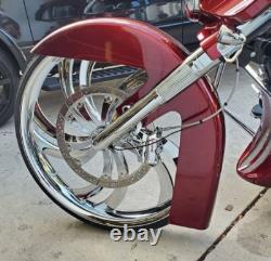 Harley Davidson Touring/ Bagger 32 Fiberglass Front Stretched FL Fender