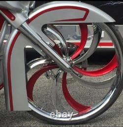 Harley Davidson Touring/ Bagger 32 Fiberglass Front Stretched FL Fender