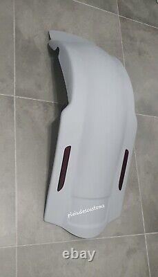 Harley Davidson Touring Bagger 6inch Long Overlay Rear fender fits 1996 to 2008