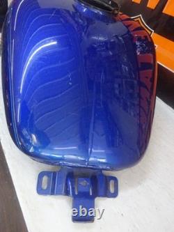 Harley Davidson Used GENUINE OEM BLUE BAGGER GAS FUEL TANK