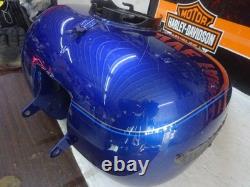 Harley Davidson Used GENUINE OEM BLUE BAGGER GAS FUEL TANK