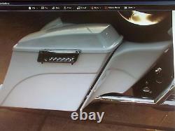 Harley-Davidson-stretched-extended- side-covers 5 bagger FLH 97 08