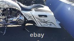 Harley Davidson stretched extended side covers 5 bagger Touring FLH 09- 13