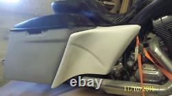 Harley Davidson stretched extended side covers 6 bagger Touring FLH 2014 18