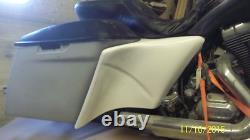Harley Davidson stretched extended side covers 6 bagger Touring FLH 2014 20