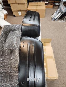 Harley Road King leather saddlebags Bagger Push Button OEM FLHRC Custom Factory