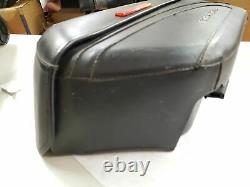 Harley Road King leather saddlebags Bagger Push Button OEM FLHRC Custom Factory