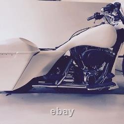 Harley Tank Stretched & Side Covers For 97-07 Fl Bagger (fits Harley-Davidson)