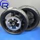 Harley Touring Blackout Helix Wheels Rotors NEW Tires Package 2009+ HD Baggers
