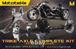 Harley Trike Axle Conversion Kit + Swingarm Fits Harley Touring Bagger 2002-pres