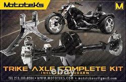 Harley Trike Axle Conversion Kit + Swingarm Harley Touring Bagger 1984-2001