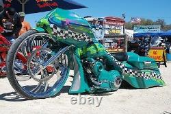 Harley bagger 32'' don juan torq wheel street glide road king ultra classic