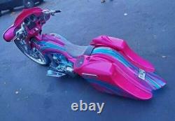 Harley-davidson 09-24 Bagger Extended Stretched Saddlebags Fender Kit For