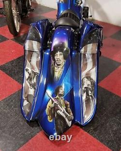 Harley-davidson 09-24 Bagger Extended Stretched Saddlebags Fender Kit For
