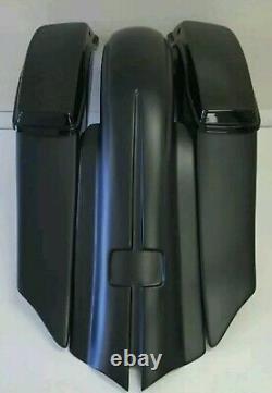 Harley davidson 7 stretched saddlebag and rear fender for 2014-2021 baggers