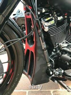 Harley-davidson Bagger M8 Touring Radiator Cover / Chin Spoiler 2017-2023 Flh