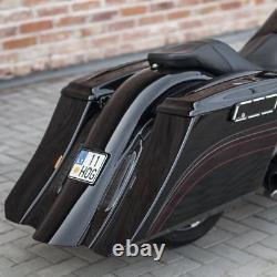 Harley-davidson Bagger Saddlebags And Fender 5 Extended, 7' Stretch USA Plate