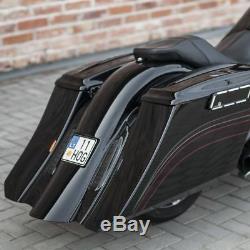 Harley-davidson Bagger Saddlebags And Fender Set 5 Extended, 7' Stretch