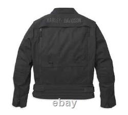 Harley-davidson Men's Bagger Textile Riding Jacket With Backpack 97110-22vm