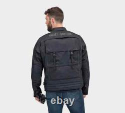 Harley-davidson Men's Bagger Textile Riding Jacket With Backpack 97110-22vm