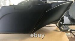 Harley davidson bagger side covers for 7 stretched saddlebags 14-19 custom flh