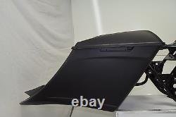 Harley davidson touring 7 stretched saddlebags and rear fender baggers 14-2018