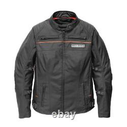 Harley davidson womens jacket S black Bagger backpack armor pockets reflective