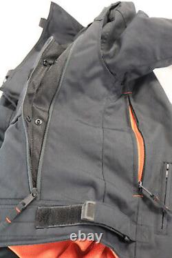 Harley davidson womens jacket S black Bagger backpack armor pockets reflective