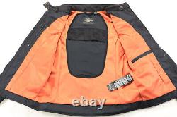 Harley davidson womens jacket S black Bagger backpack armor pockets reflective