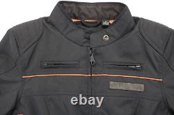 Harley davidson womens jacket S black Bagger backpack armor pockets reflective