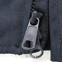 Harley davidson womens jacket S black Bagger backpack armor pockets reflective