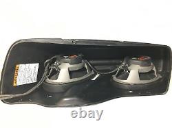 Harley saddlebag QUAD 6x9 speaker rings & install kit 1994-2013 SPL BAGGER AUDIO