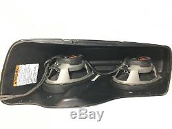 Harley saddlebag QUAD 6x9 speaker rings & install kit 2014-2020 SPL BAGGER AUDIO