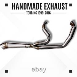 High-Performance 2-Into-1 Exhaust for Harley Davidson Bagger (1996-2016)
