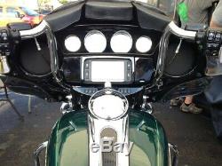 KST Kustoms Polished 10 Mayhem Bagger Handlebars Bars Harley Batwing 96-19
