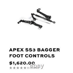Kraus Motors Apex SS3 Bagger Foot Controls Adjustable Harley Davidson Touring