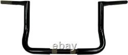 LA Choppers Black 10 Twin Peaks Bagger Ape Hanger Handlebars Harley FLHX FLHT