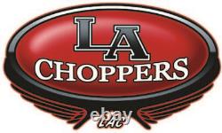 LA Choppers Black 8 Twin Peaks Bagger Ape Hanger Handlebars Harley FLHX FLHT