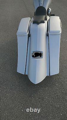 Long Sweep Extended Saddlebags And Fender For Harley Davidson Touring 1997-2008