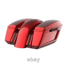 Luxury rich Red Holeshot Chopped Bagger Kit For 09-13 Harley Touring